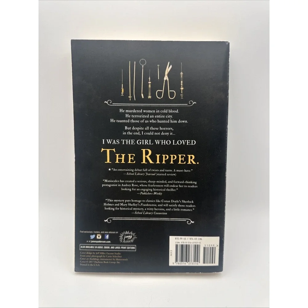 Kerri Maniscalco Stalking Jack the Ripper Series 4-Book Lot Mystery